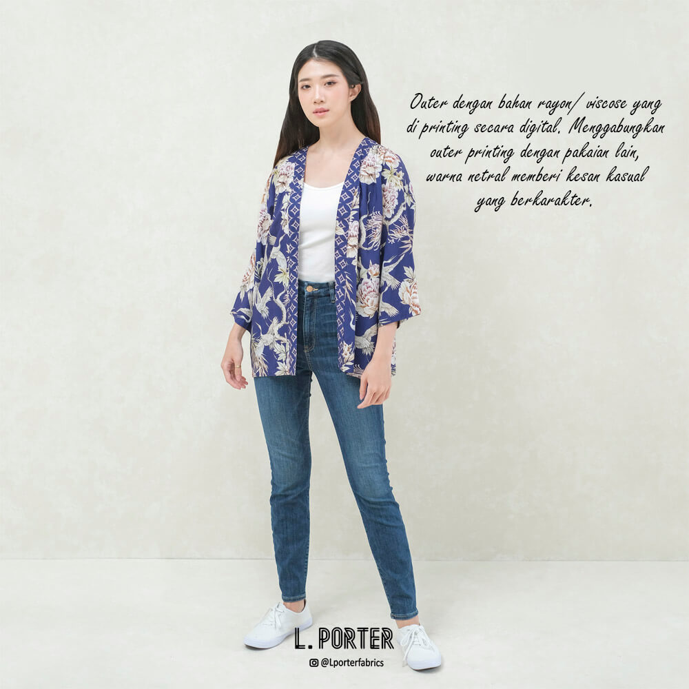 Inspirasi Outfit Kasual dengan Kain Printing Digital