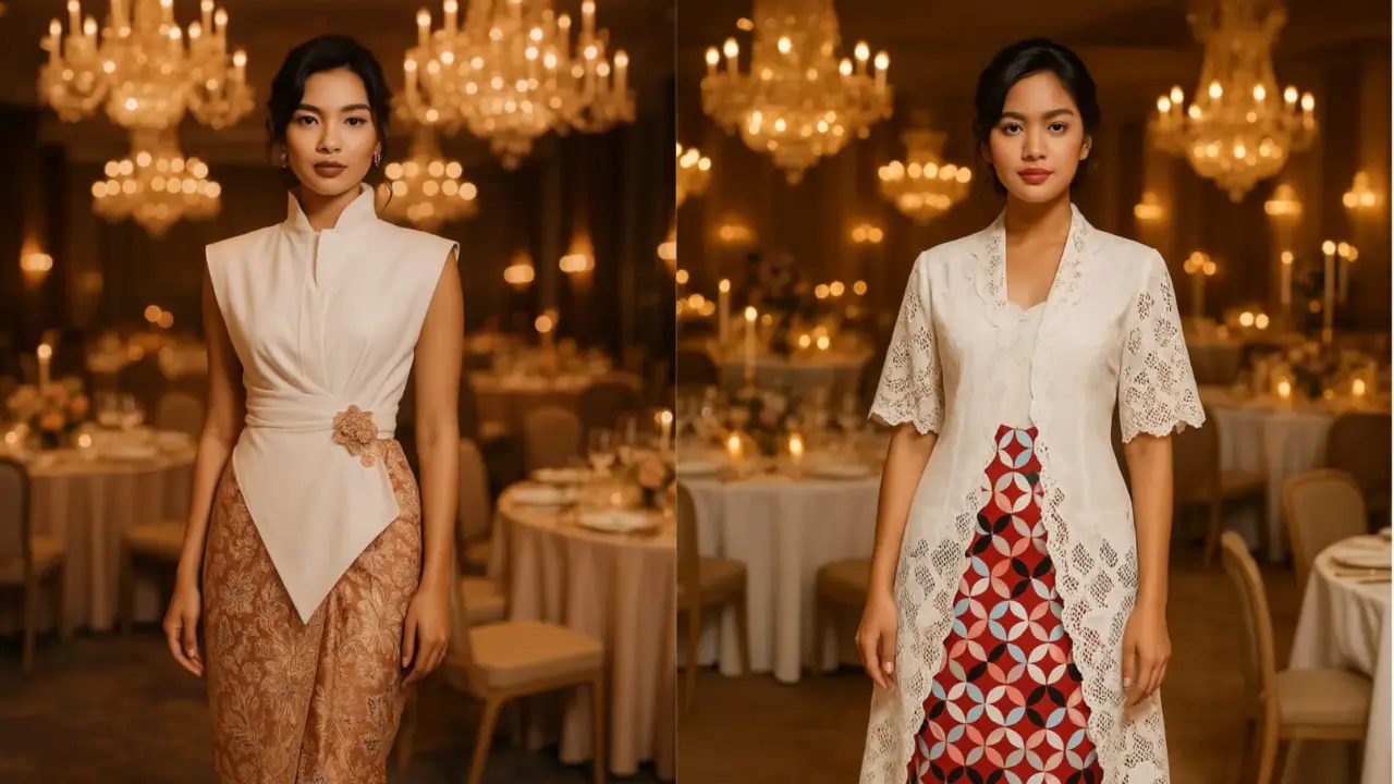 Kebaya Modern: Tren Fashion Kekinian dengan Kain Custom