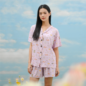 Littlebun X L.Porter Fabrics – Pajamas SL Lavender - Size S/M