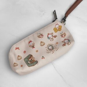 Littlebun X L.Porter Fabrics – Daily Wallet / Dompet Kanvas Vanilla